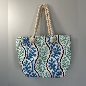 Casey Key Beaded beach tote